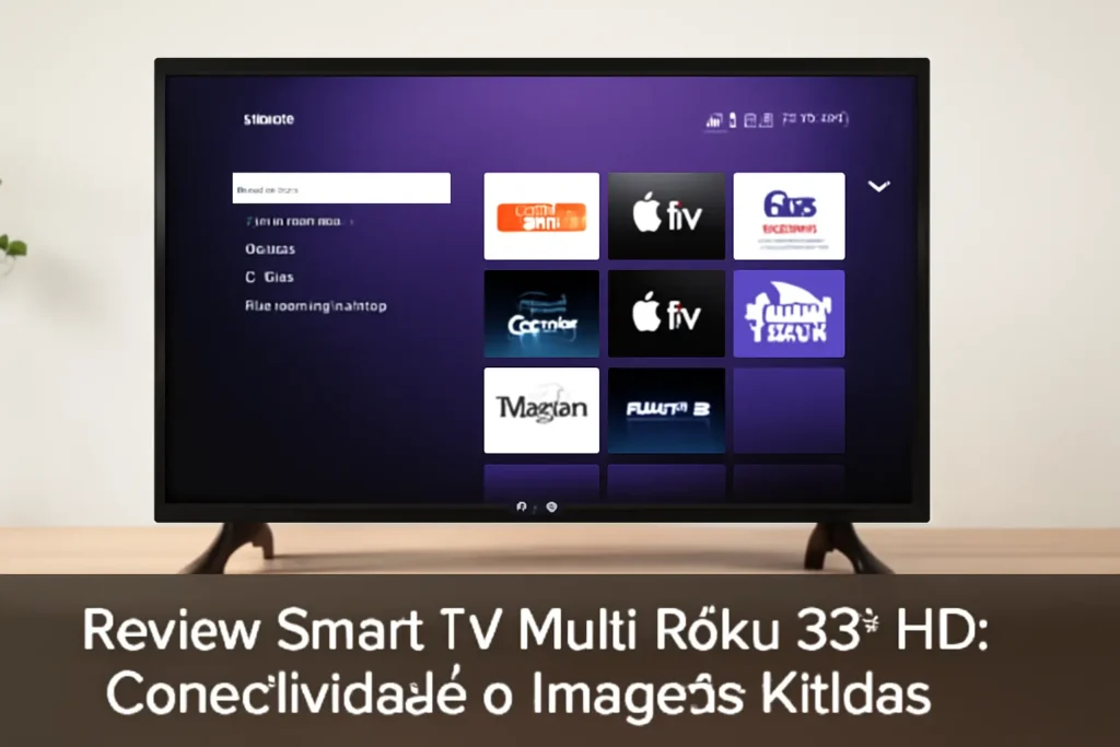 Smart TV Multi Roku 32" HD: Conectividade e Imagens Nítidas