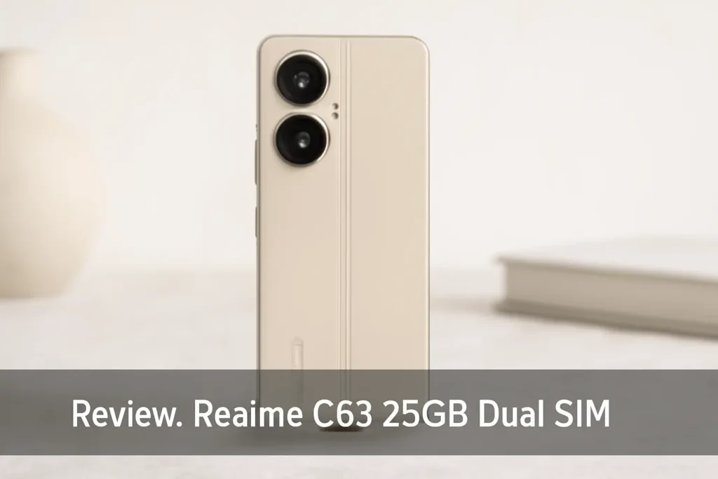 Realme C63 256GB Dual SIM 8GB: Smartphone de Desempenho e Design Atraente