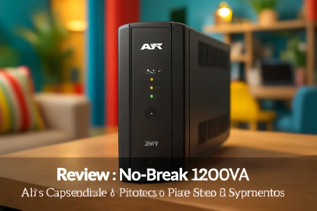 No-Break 1200VA: Alta Capacidade e Proteção Para Seus Equipamentos
