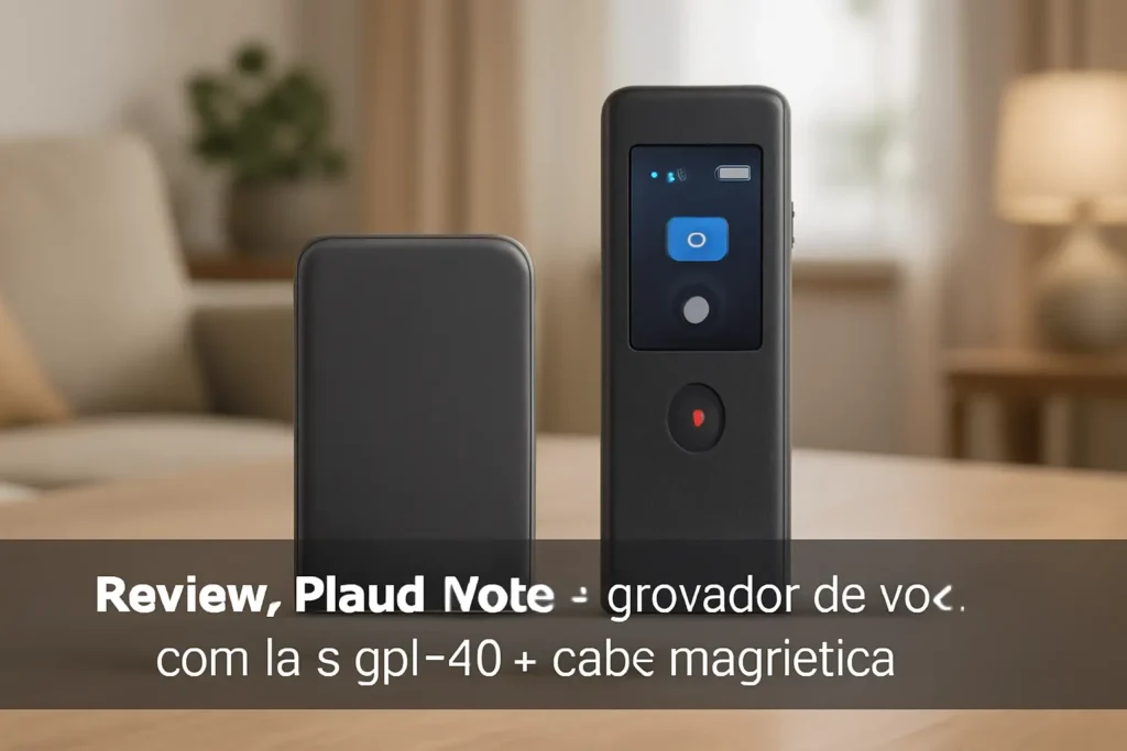 Os 5 Principais Modelos de plaud note – gravador de voz com ia e gpt-4o + case magnética