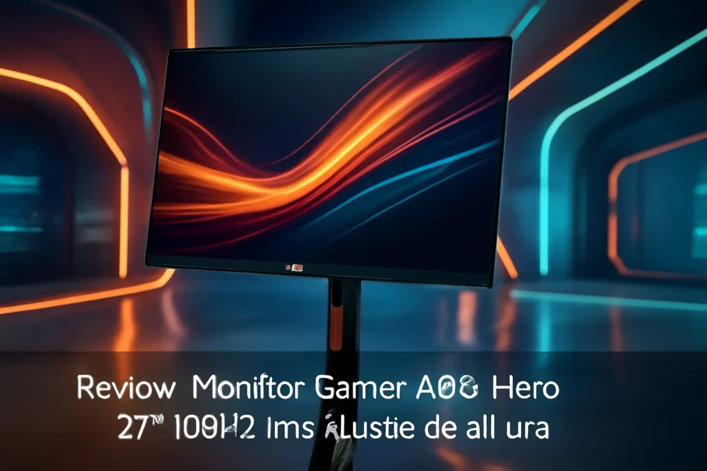 Monitor Gamer AOC Hero 27" 165Hz 1ms Ajuste de Altura