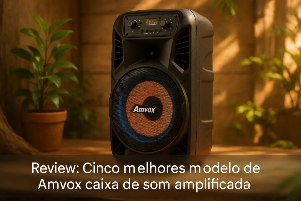 Cinco Melhores Modelos de Amvox caixa de som amplificada
