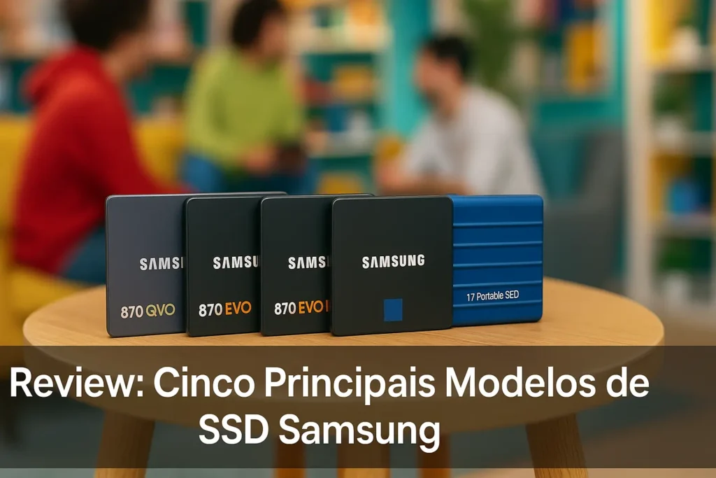 Cinco Principais Modelos de sata Samsung SSD