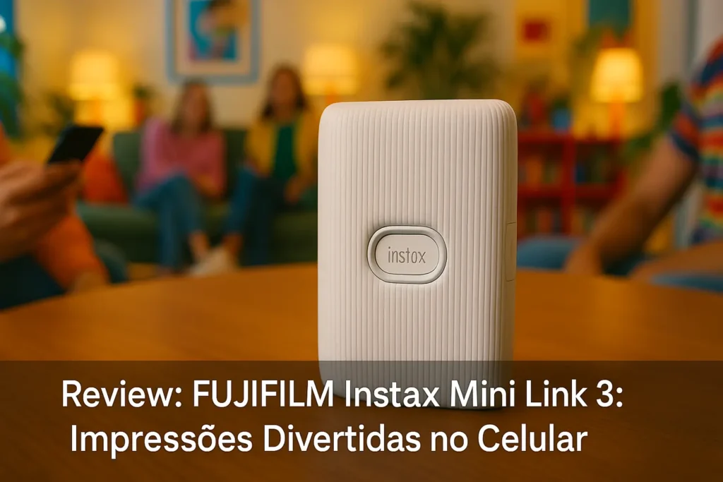 FUJIFILM Instax Mini Link 3: Impressões Divertidas no Celular