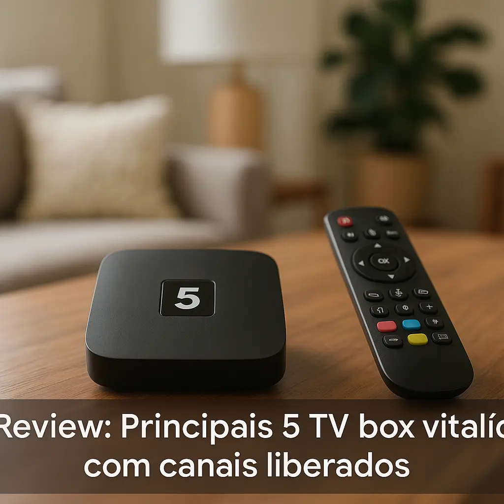 Principais 5 TV box vitalício com canais liberados