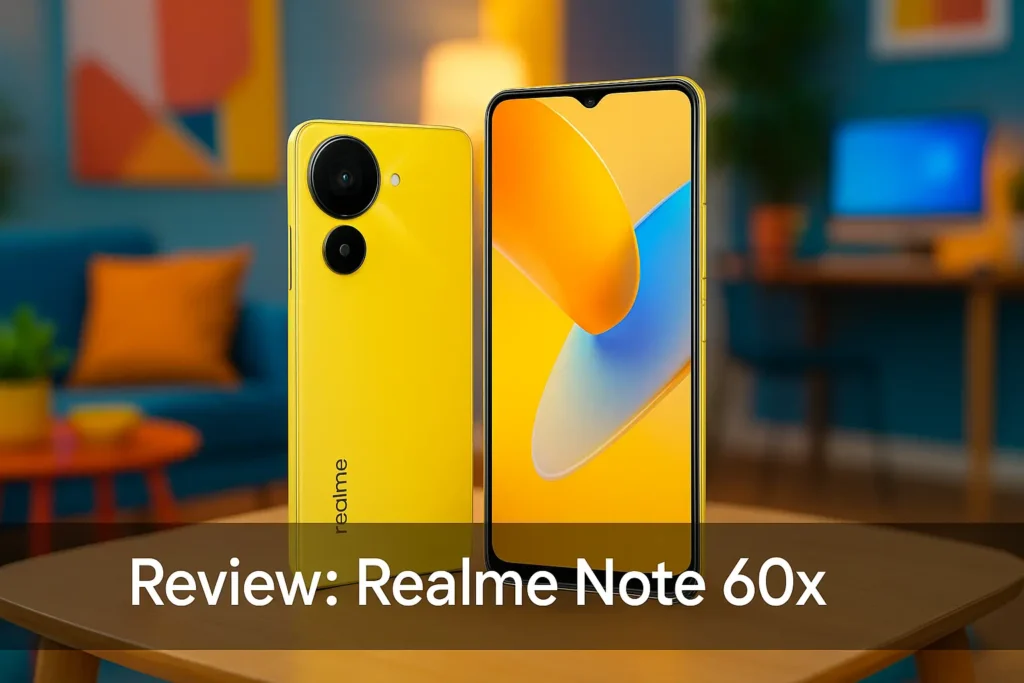 Realme Note 60x: Bateria de 5000mAh e Tela 90Hz