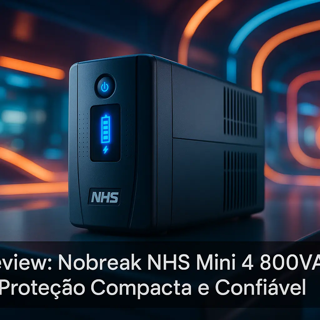 Nobreak NHS Mini 4 800VA: Proteção Compacta e Confiável