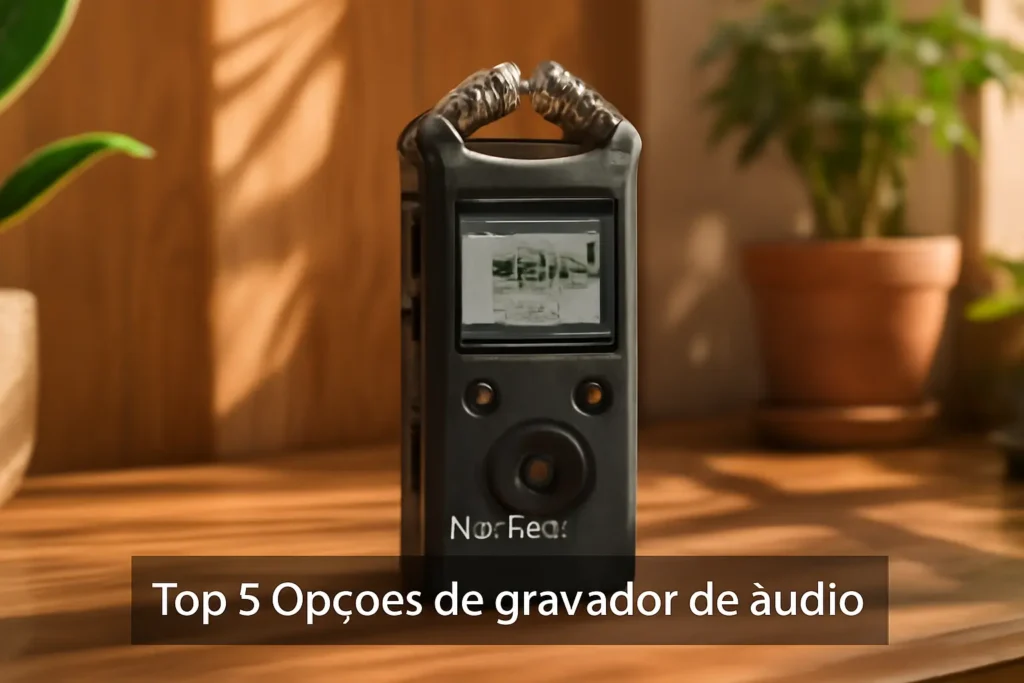 Top 5 Opções de gravador de audio