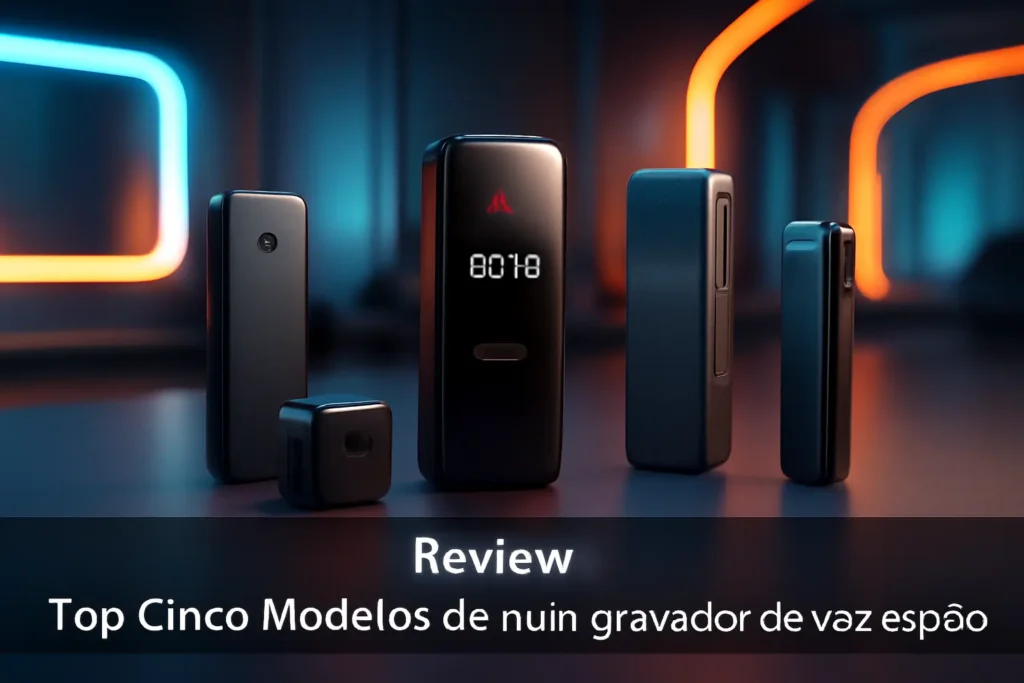 Top Cinco Modelos de mini gravador de voz espião