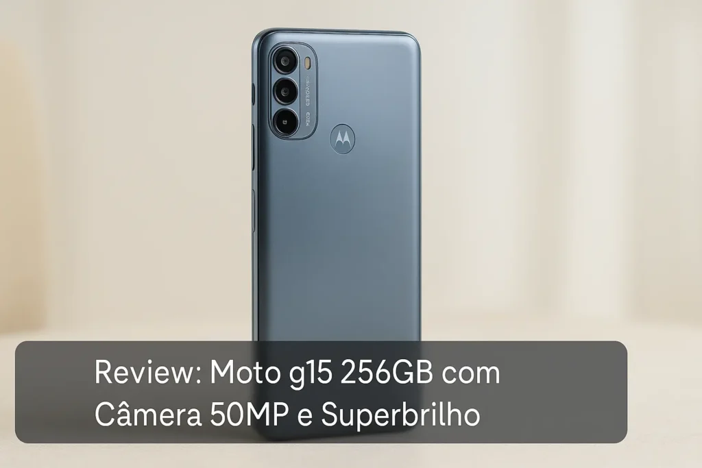 Moto g15 256GB com Câmera 50MP e Superbrilho