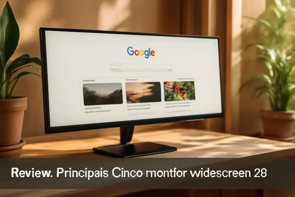 Principais Cinco monitor widescreen 29