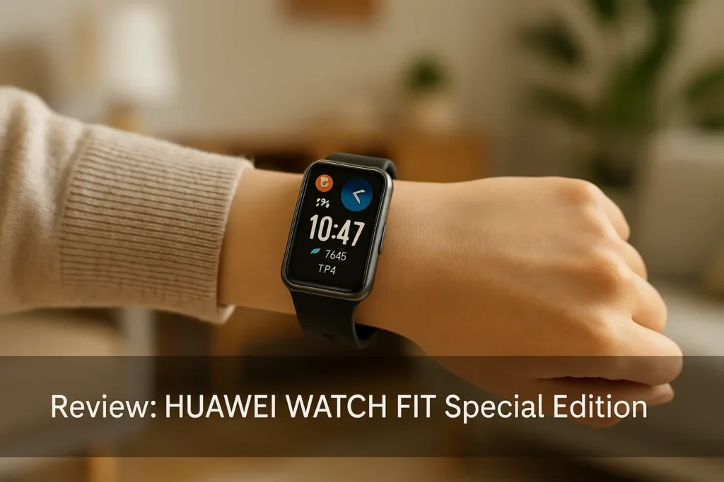 HUAWEI WATCH FIT Special Edition: Tela AMOLED e GPS Integrado