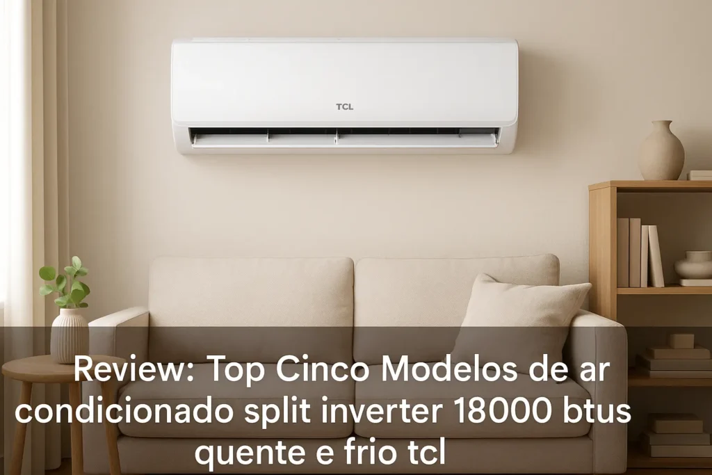Top Cinco Modelos de  ar condicionado split inverter 18000 btus quente e frio tcl