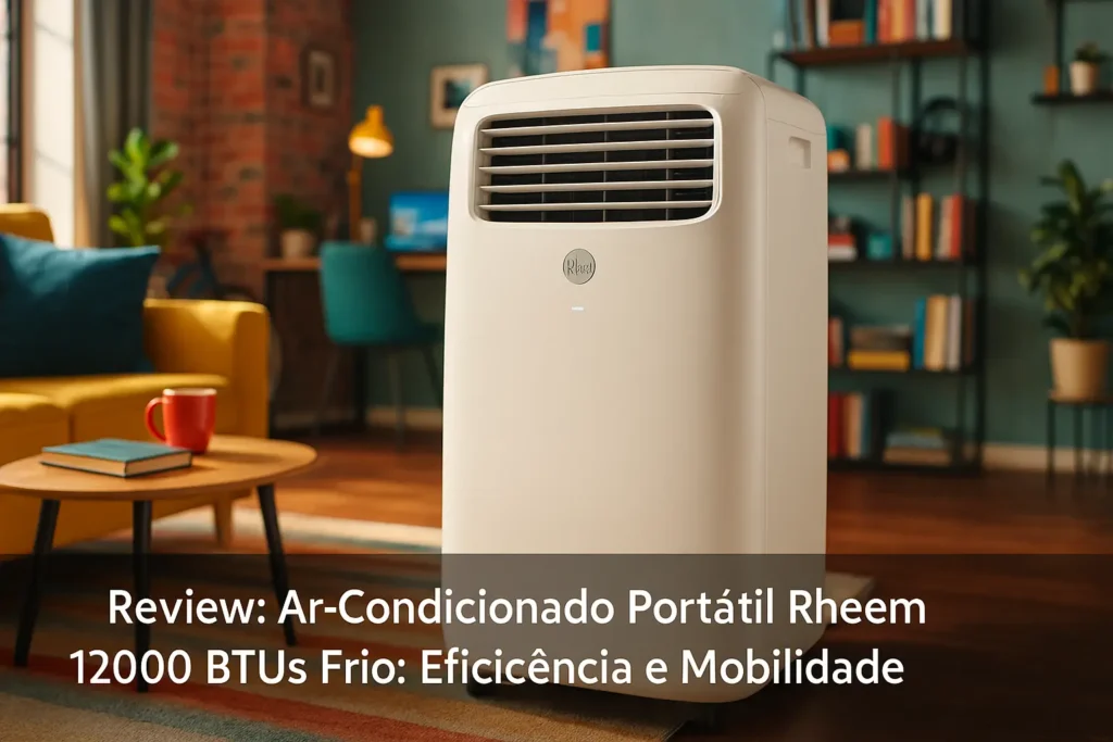 Ar-Condicionado Portátil Rheem 12000 BTUs Frio: Eficiência e Mobilidade