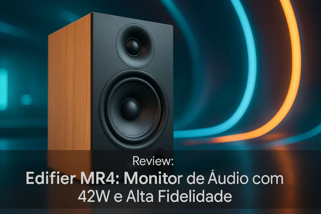 Edifier MR4: Monitor de Áudio com 42W e Alta Fidelidade