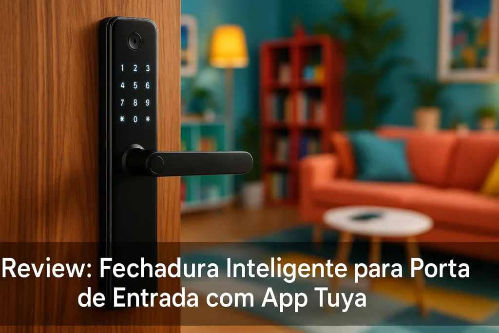 Fechadura Inteligente para Porta de Entrada com App Tuya