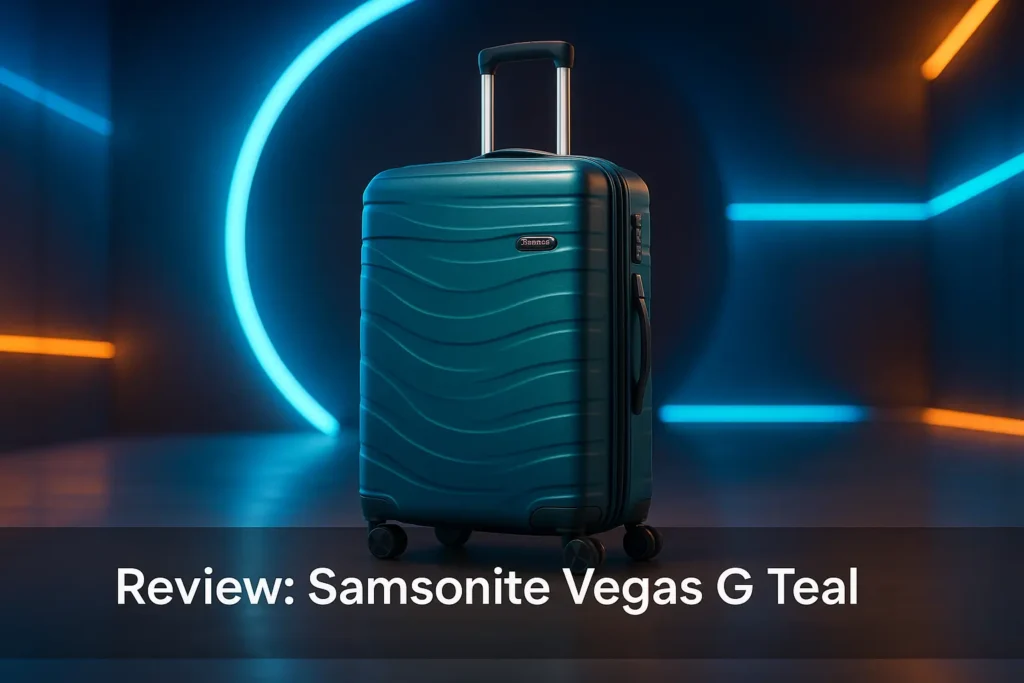 Mala de Viagem Samsonite Vegas G Teal: Praticidade com Estilo