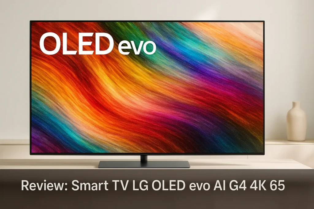 Principais Cinco Smart TV LG OLED EVO AI G4 4K 65