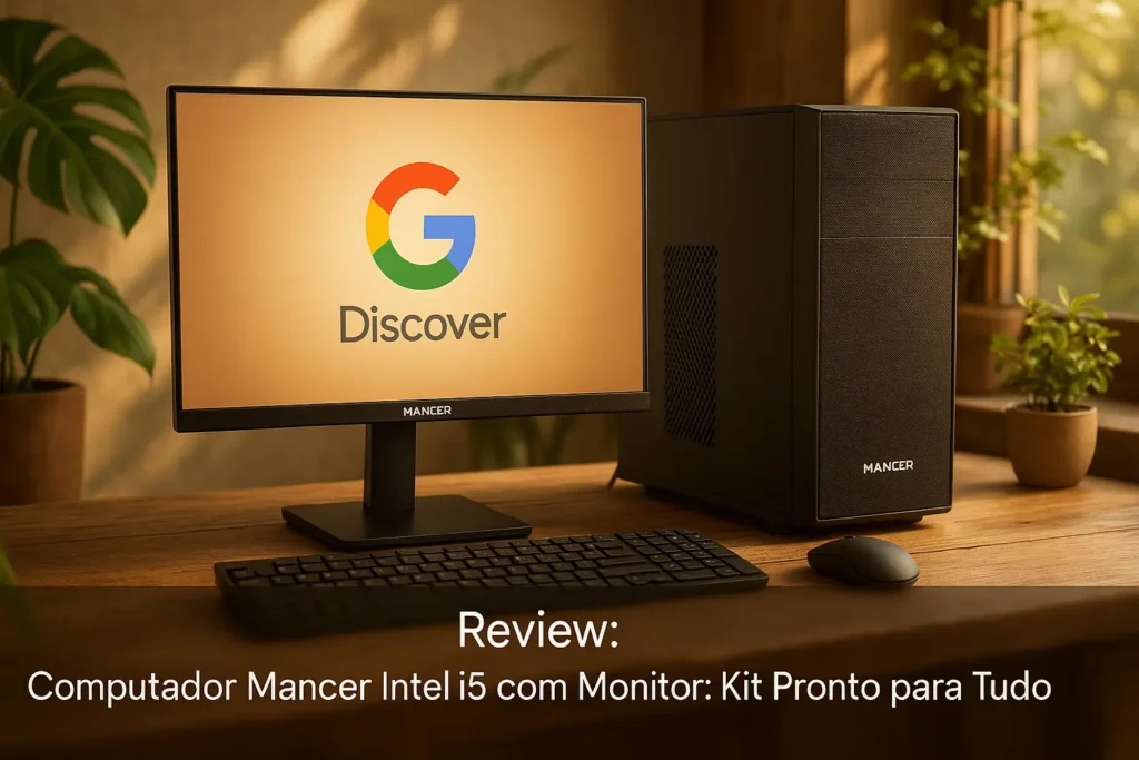 Computador Mancer Intel i5 com Monitor: Kit Pronto para Tudo