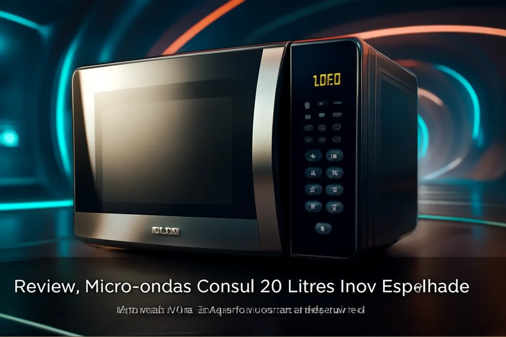 Micro-ondas Consul 20 Litros Inox Espelhado: Função Descongelar e Alta Eficiência
