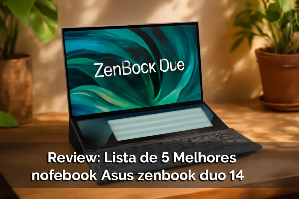 Lista de 5 Melhores:  notebook Asus zenbook duo 14