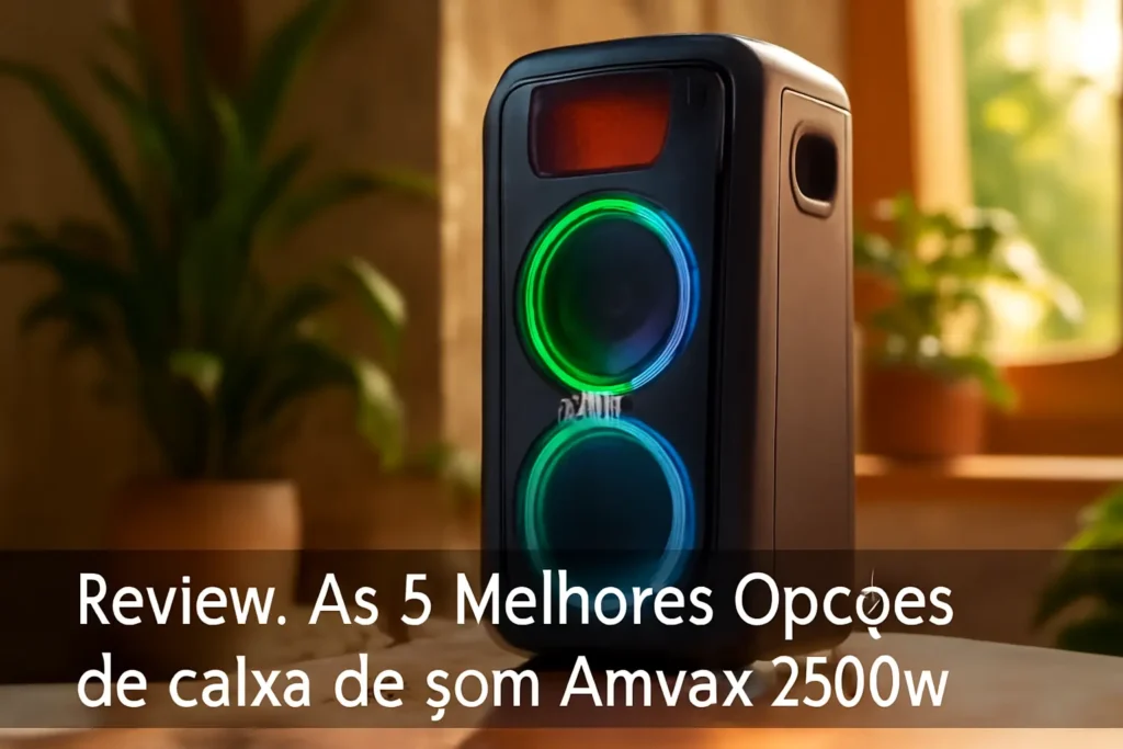 As 5 Melhores Opções de caixa de som Amvox 2500w