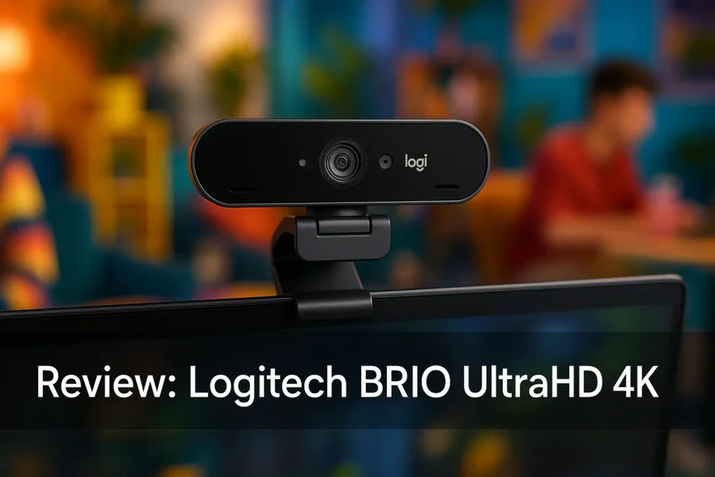Logitech BRIO UltraHD 4K: Imagem Nítida e Profissional