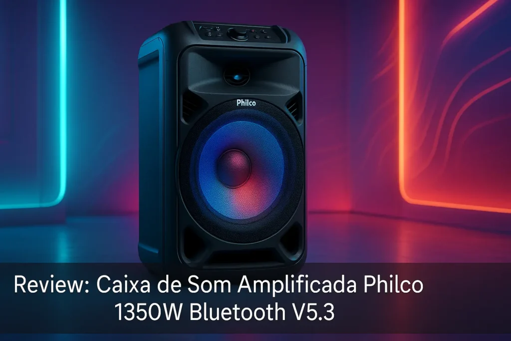 Caixa de Som Amplificada Philco 1350W Bluetooth V5.3