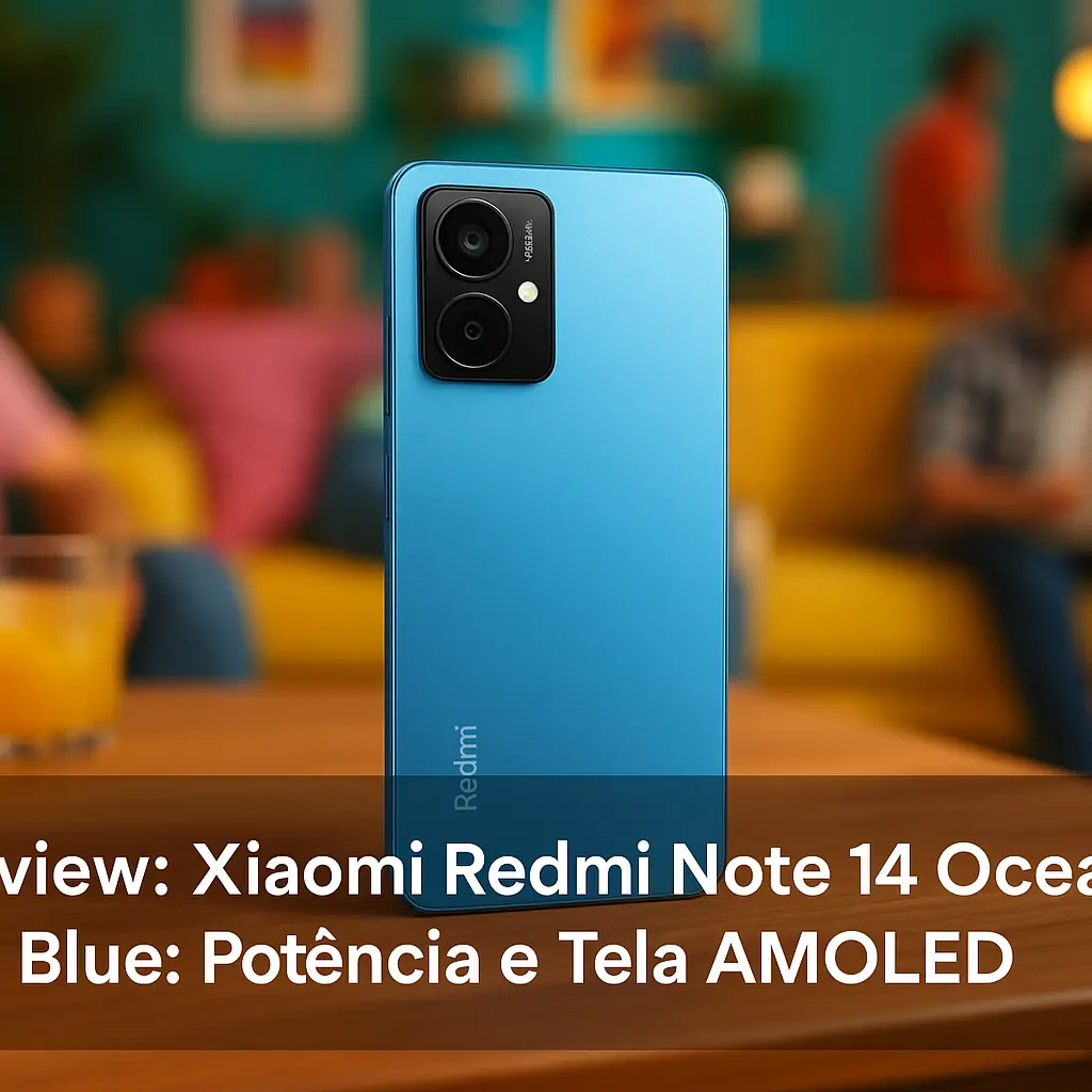 Xiaomi Redmi Note 14 Ocean Blue: Potência e Tela AMOLED