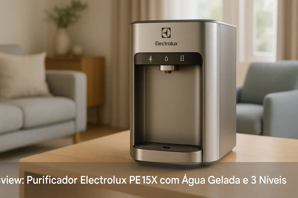 Purificador Electrolux PE15X com Água Gelada e 3 Níveis