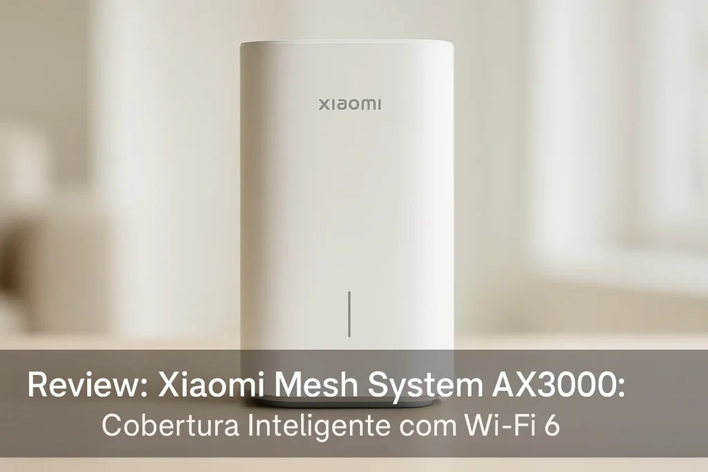 Xiaomi Mesh System AX3000: Cobertura Inteligente com Wi-Fi 6