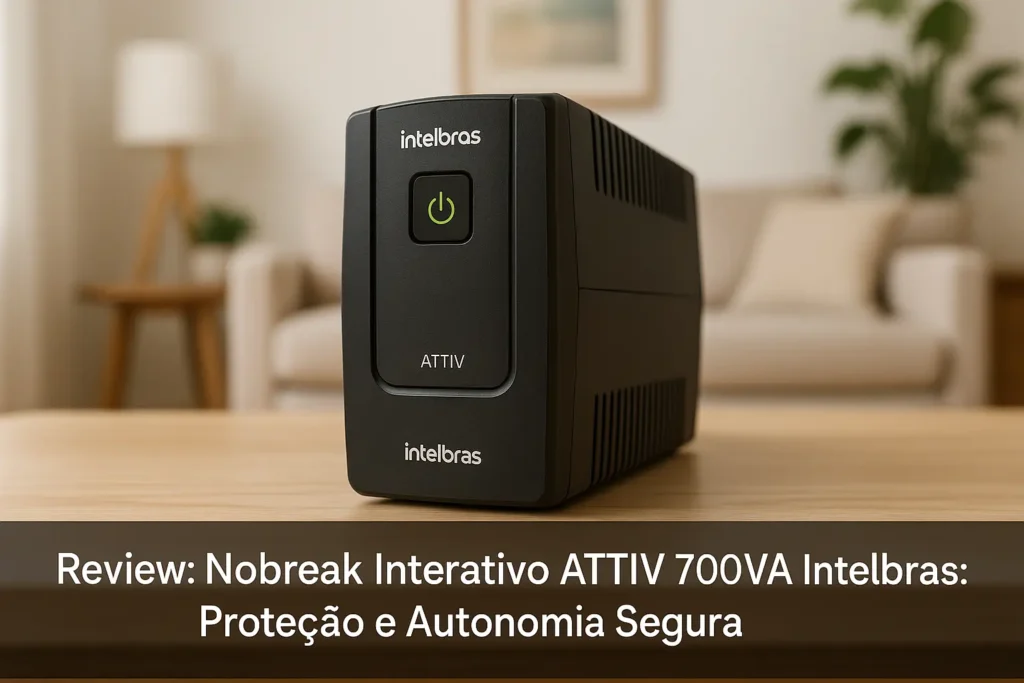 Nobreak Interativo ATTIV 700VA Intelbras: Proteção e Autonomia Segura