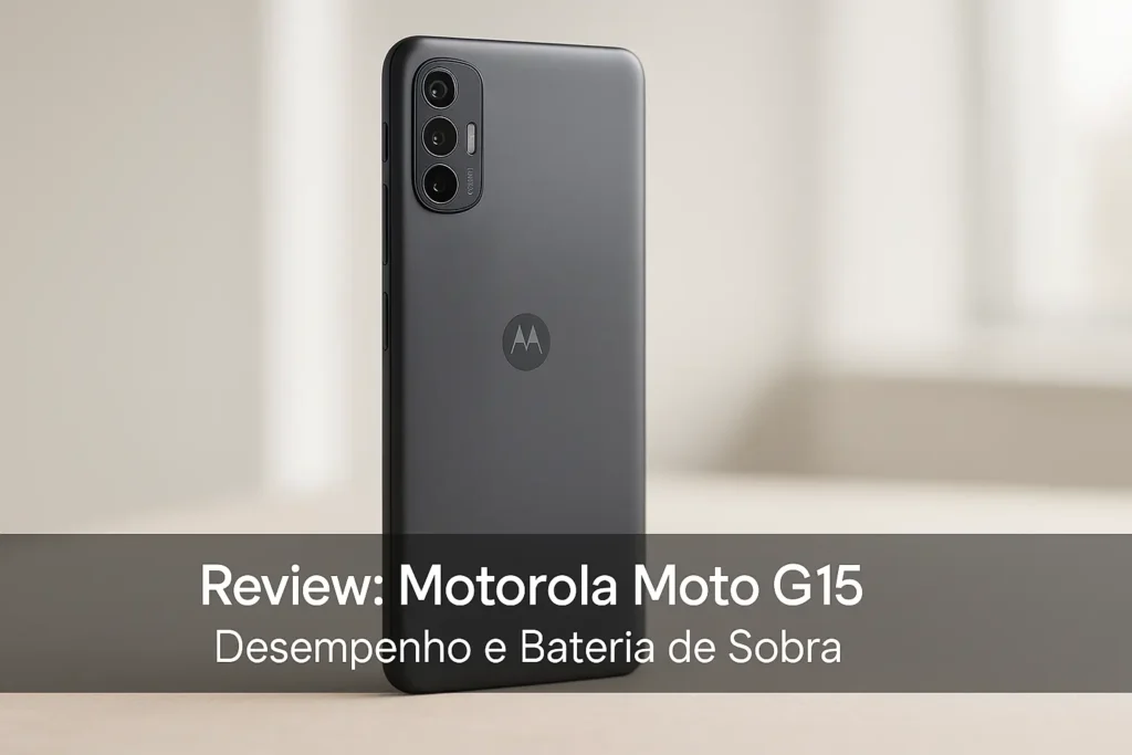 Smartphone Motorola Moto G15: Desempenho e Bateria de Sobra