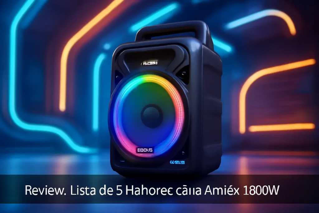 Lista de 5 Melhores: caixa Amvox 1300w