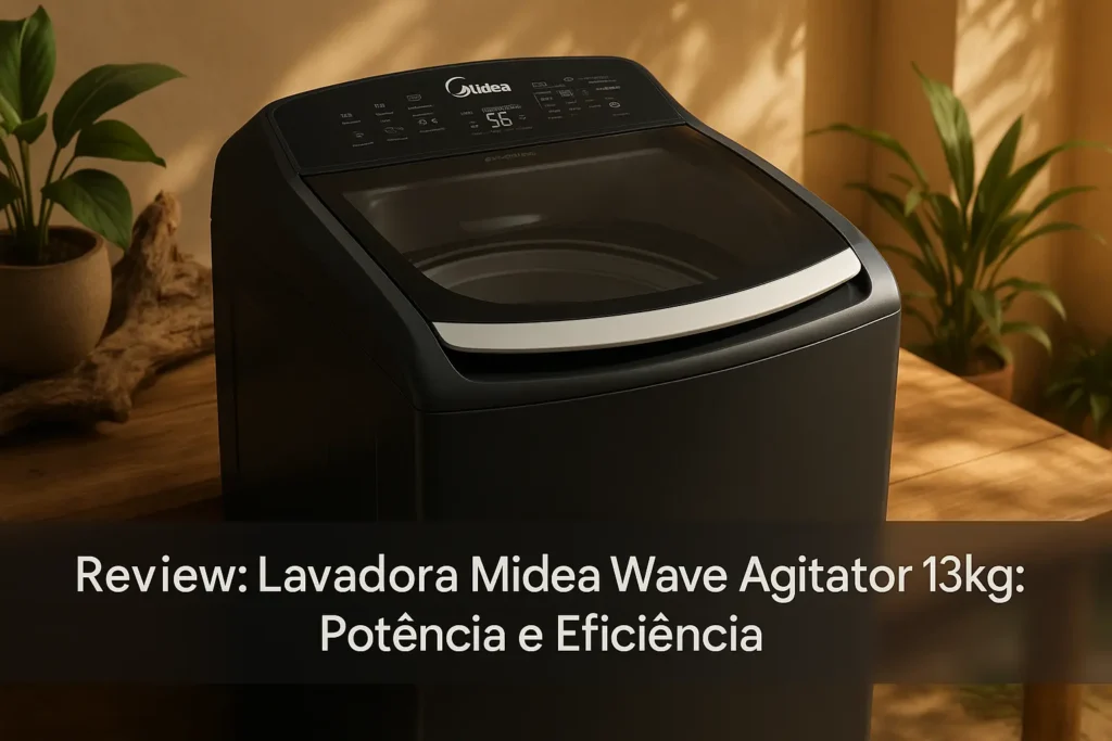 Lavadora Midea Wave Agitator 13kg: Potência e Eficiência
