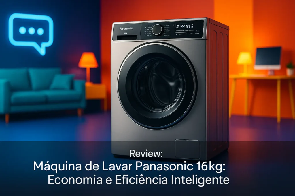 Máquina de Lavar Panasonic 16kg: Economia e Eficiência Inteligente