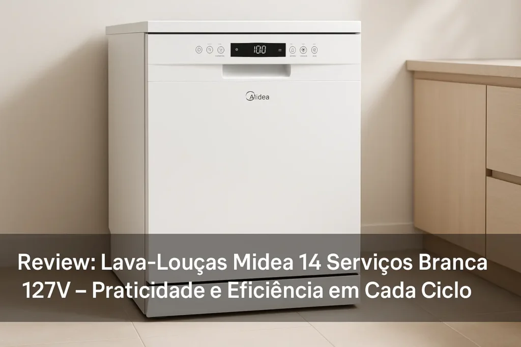 Lava-Louças Midea 14 Serviços Branca 127V: Praticidade e Eficiência em Cada Ciclo