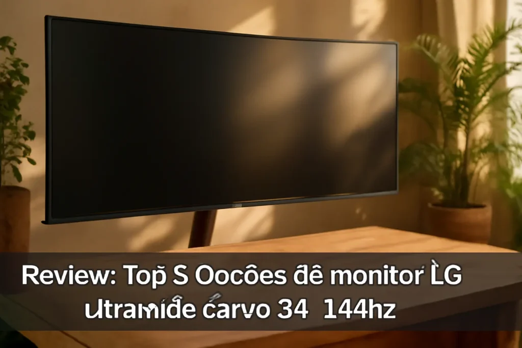 Top 5 Opções de monitor LG ultrawide curvo 34′ 144hz