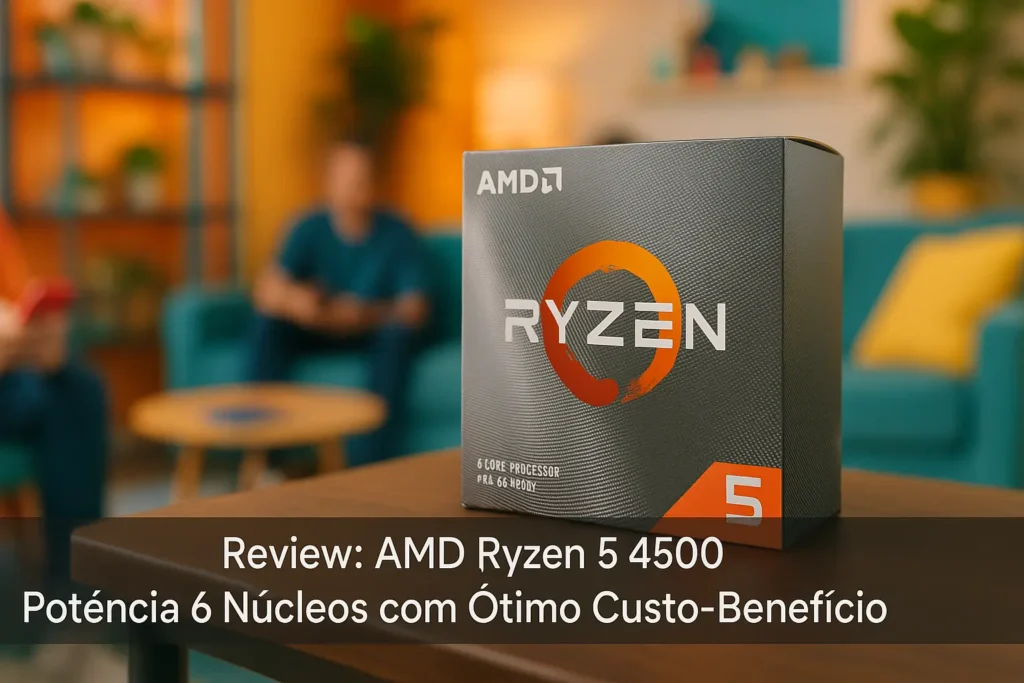 AMD Ryzen 5 4500: Potência 6 Núcleos com Ótimo Custo-Benefício