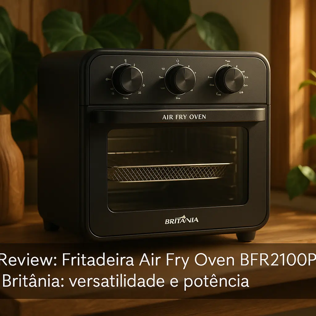Fritadeira Air Fry Oven BFR2100P Britânia: versatilidade e potência