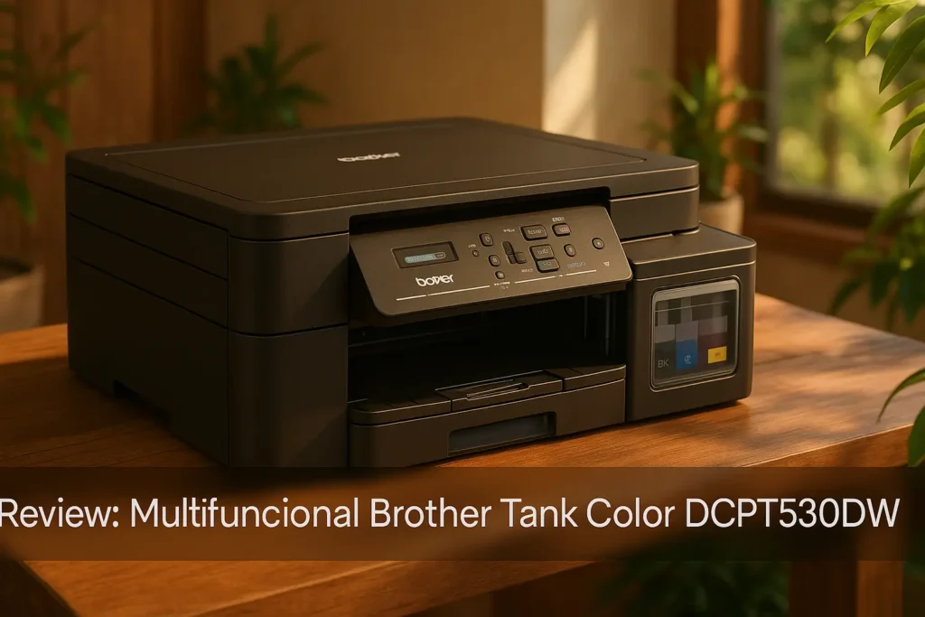 Multifuncional Brother Tank Color DCPT530DW: Conectividade e Economia