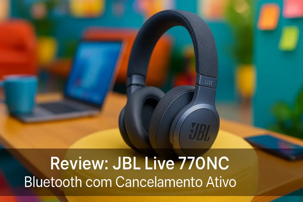 JBL Live 770NC: Bluetooth com Cancelamento Ativo