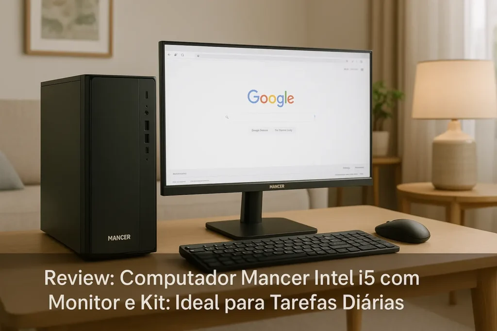 Computador Mancer Intel i5 com Monitor e Kit: Ideal para Tarefas Diárias