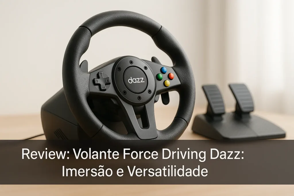 Volante Force Driving Dazz: Imersão e Versatilidade