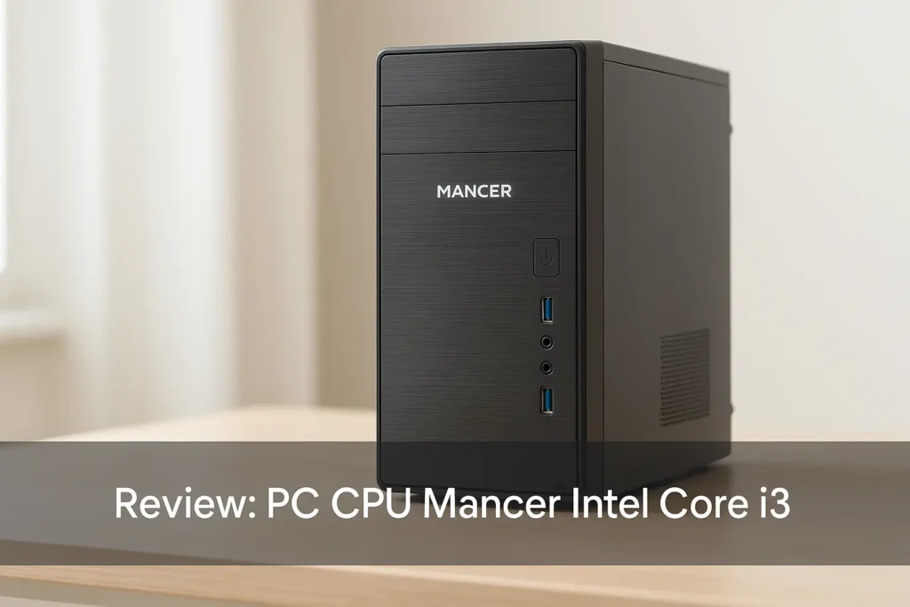 PC CPU Mancer Intel Core i3: Simples, Barato e Funcional