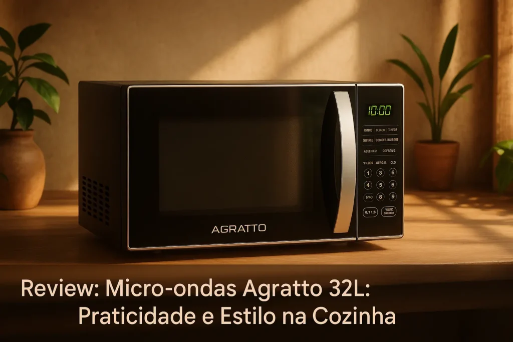 Micro-ondas Agratto 32L: Praticidade e Estilo na Cozinha