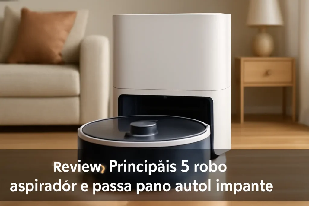 Principais 5 robo aspirador e passa pano autolimpante