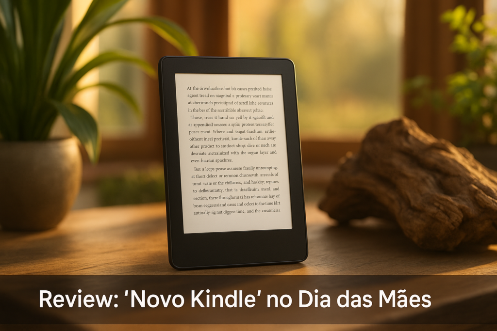 Review Novo Kindle no Dia das maes