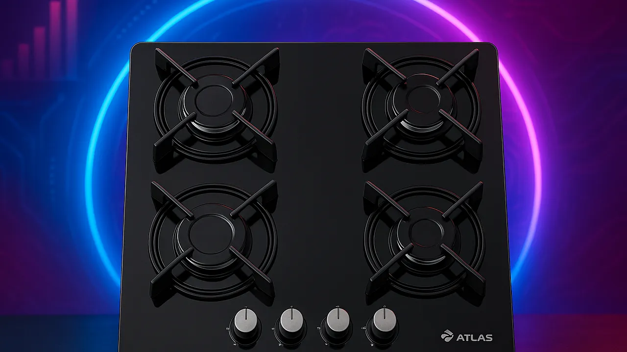 Cooktop Atlas U Top: potência e praticidade