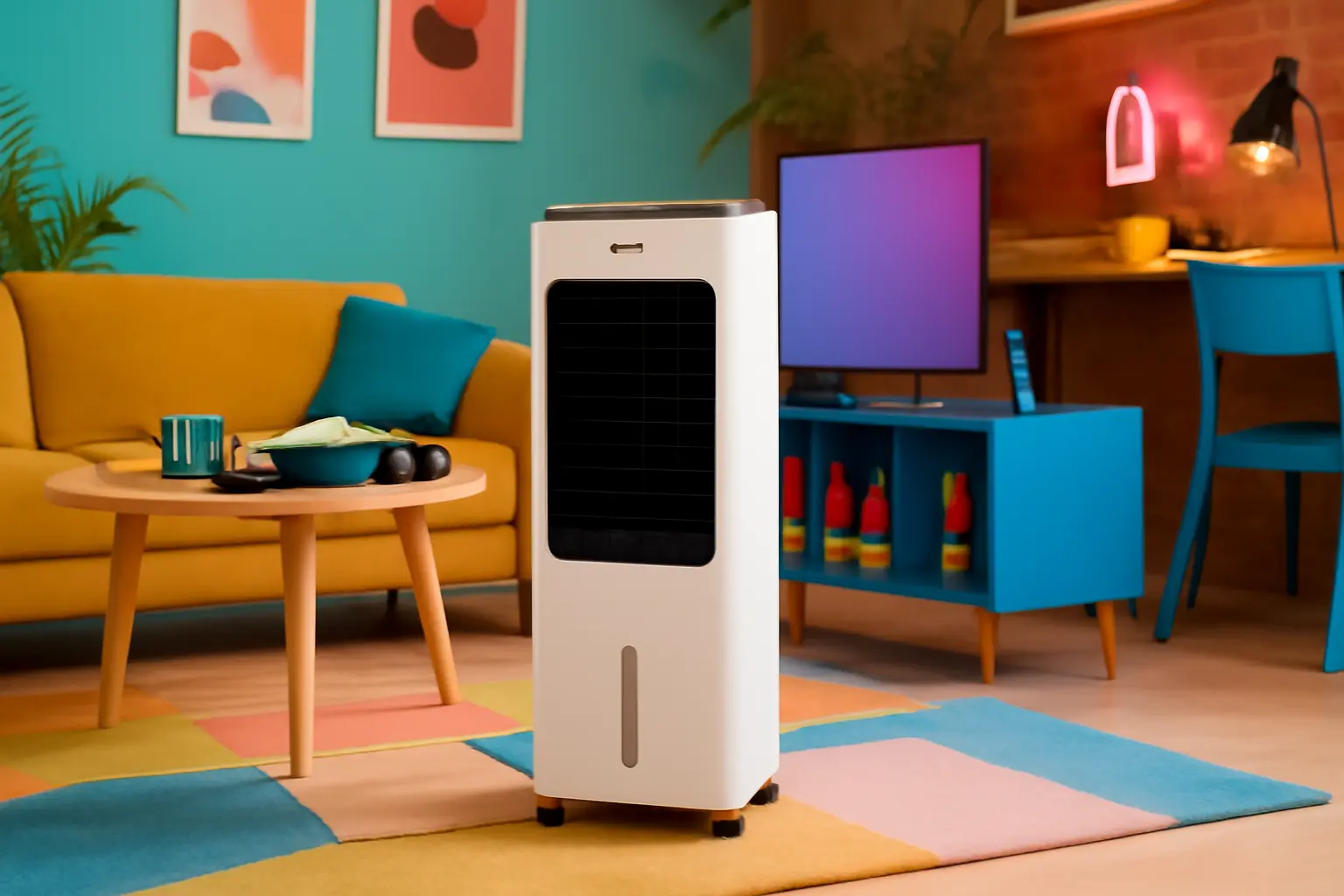 Climatizador de Ar Frio Midea 60W: eficiência e conforto garantidos